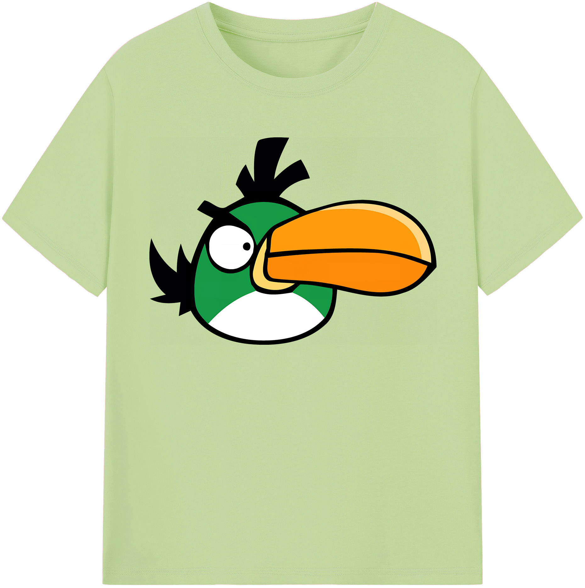 （画像用） Angry Birds アングリーバード 綿100％半袖Tシャツ（フロントプリント）
